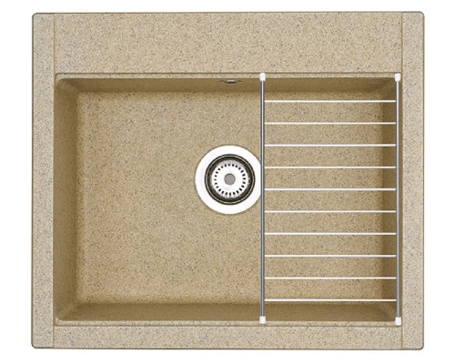 Мойка кухонная Акватон Делия 60, 1A715232LD220, 60.2 х 51.7 х 21.8 см, песочный