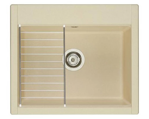 Мойка кухонная Акватон Делия 60, 1A715232LD290, 60.2 х 51.7 х 21.8 см, шампань