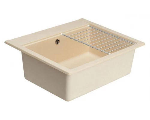 Мойка кухонная Акватон Делия 60, 1A715232LD290, 60.2 х 51.7 х 21.8 см, шампань