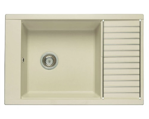 Мойка кухонная Акватон Делия 78, 1A715132DE240, 78 х 51 х 21.8 см, жемчуг