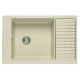 Мойка кухонная Акватон Делия 78, 1A715132DE240, 78 х 51 х 21.8 см, жемчуг