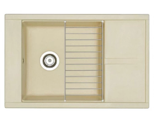 Мойка кухонная Акватон Делия 78, 1A715132DE290, 78 х 51 х 21.8 см, шампань