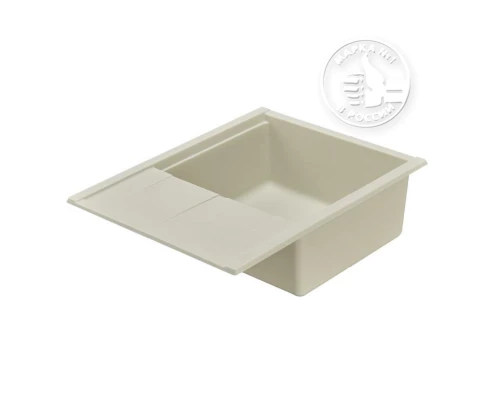 Мойка кухонная Акватон Делия 65, 1A718632DE240, 65 х 51 х 21.8 см, жемчуг