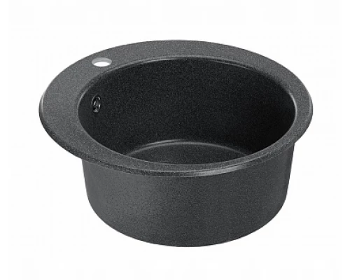 Кухонная мойка Акватон Иверия круглая, графит, 1A711032IV210