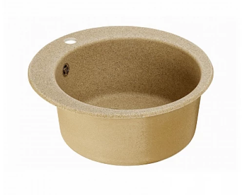 Кухонная мойка Акватон Иверия круглая, песочный, 1A711032IV220