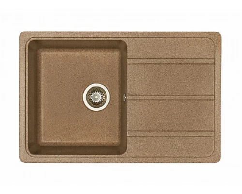 Кухонная мойка Акватон Аманда прямоугольная с крылом, терракот, 1A712832AD270