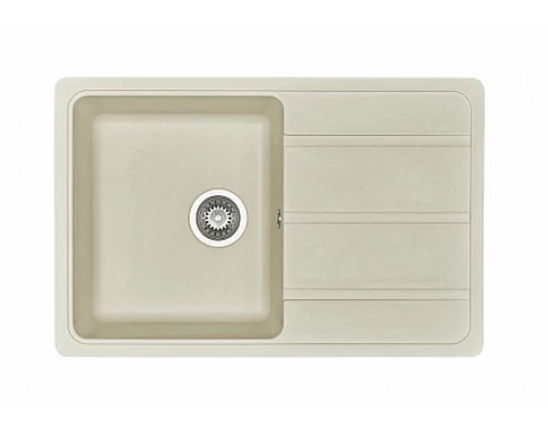 Кухонная мойка Акватон Аманда прямоугольная с крылом, жемчуг, 1A712832AD240