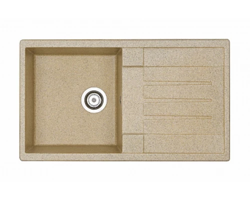 Кухонная мойка Акватон Верона прямоугольная с крылом, песочный, 1A710032VR220