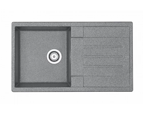 Кухонная мойка Акватон Верона прямоугольная с крылом, серый, 1A710032VR230