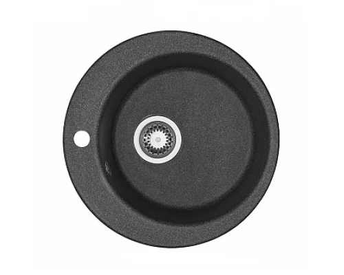 Кухонная мойка Акватон Иверия круглая, графит, 1A711032IV210