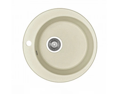Кухонная мойка Акватон Иверия круглая, жемчуг, 1A711032IV240