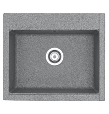 Мойка кухонная Акватон Делия 60, 1A715232LD230, 60.2 х 51.7 х 21.8 см, серый
