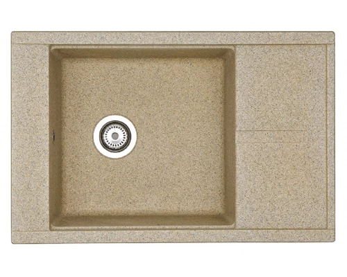 Мойка кухонная Акватон Делия 78, 1A715132DE220, 78 х 51 х 21.8 см, песочный