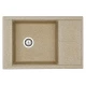 Мойка кухонная Акватон Делия 78, 1A715132DE220, 78 х 51 х 21.8 см, песочный