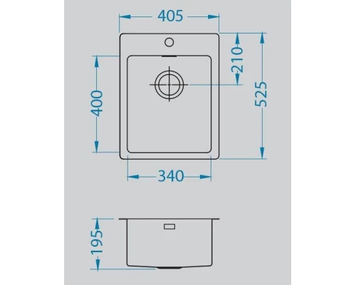Мойка кухонная Alveus Pure 10 1103607