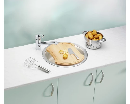 Мойка кухонная Alveus FORM 10 NAT слив 90 мм, 1084837