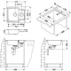 Мойка кухонная Alveus LINE 50 SAT-90 615 x 500 1065676