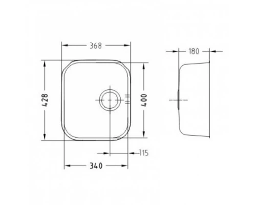 Мойка кухонная Alveus Monarch Variant 40 1113587, бронза