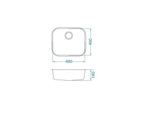 Мойка кухонная Alveus Variant 10 1042481, хром