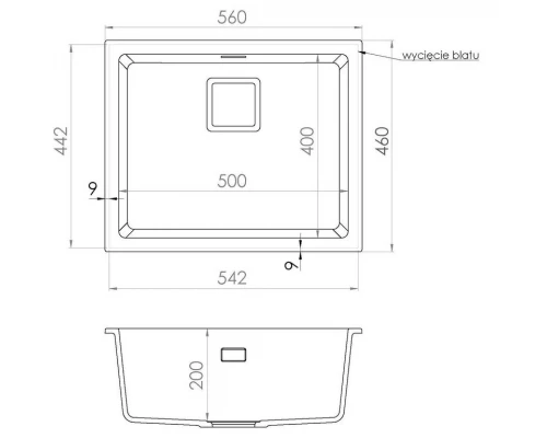 Мойка кухонная Alveus Quadrix 50 1108038