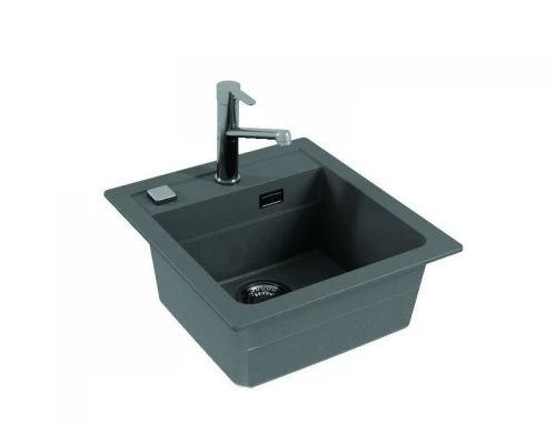 Мойка кухонная Alveus Granital Atrox 20 1131989 470х500 мм, бетон