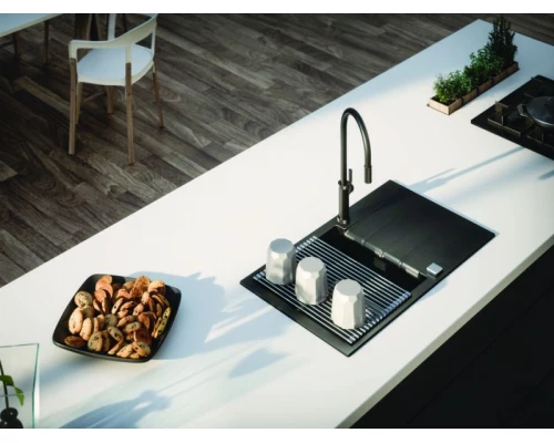 Мойка кухонная Alveus Granital Cadit 10 1132017 470х500 мм, белый