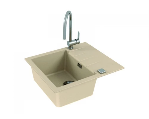 Мойка кухонная Alveus Granital Cadit 10 1132018 470х500 мм, песочный
