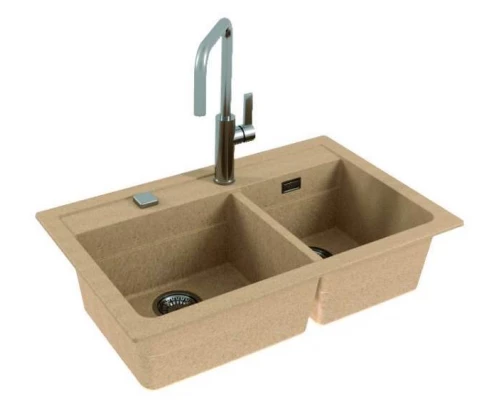 Мойка кухонная Alveus Granital Atrox 50 1132000 790х500 мм, бежевый