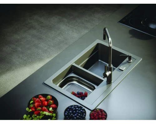 Мойка кухонная Alveus Granital Atrox 50 1132001 790х500 мм, бетон