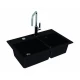 Мойка кухонная Alveus Granital Atrox 50 Carbon - G91 790х500 мм, черный 1132002