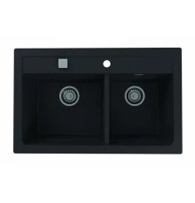 Мойка кухонная Alveus Granital Atrox 50 Carbon - G91 790х500 мм, черный 1132002
