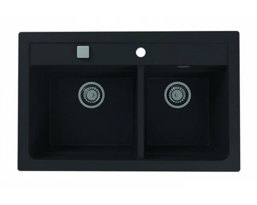 Мойка кухонная Alveus Granital Atrox 50 Carbon - G91 790х500 мм, черный 1132002