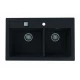 Мойка кухонная Alveus Granital Atrox 50 Carbon - G91 790х500 мм, черный 1132002