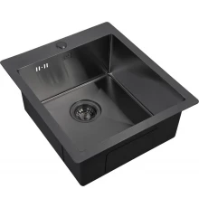 Кухонная мойка нержавеющая Zorg Inox PVD 4551 Grafit