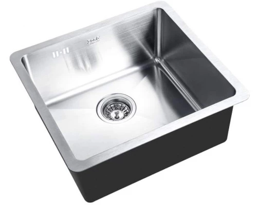 Мойка Zorg HD 4844 Inox, 48 х 44 см, брашированная матовая нержавеющая сталь