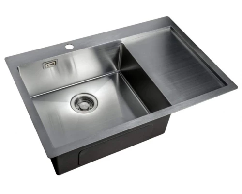 Мойка Zorg LIGHT ZL R 780510-L/R, 78 х 51 см, брашированная матовая нержавеющая сталь