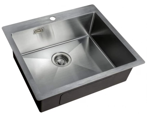 Мойка Zorg Light ZL R 590510, 59 х 51 см, брашированная матовая нержавеющая сталь