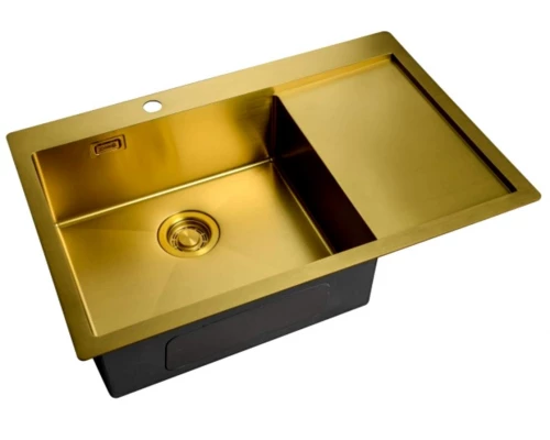 Мойка Zorg Light ZL R 780510-L/R Bronze, 78 х51 см, бронза