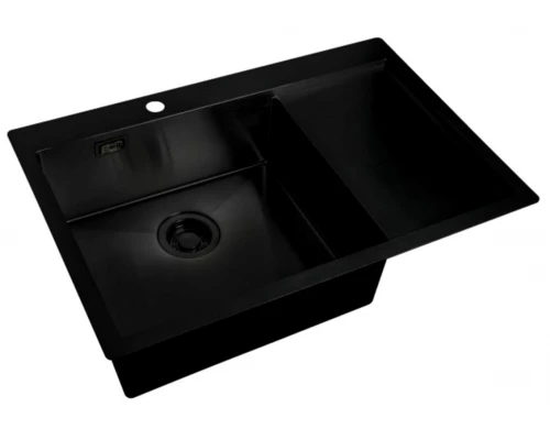 Мойка Zorg Light ZL R 780510-L/R Grafit, 78 х 51 см, графит