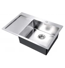 Мойка Zorg Inox R 7851-L/R, 78 х 51 см, брашированная матовая нержавеющая сталь