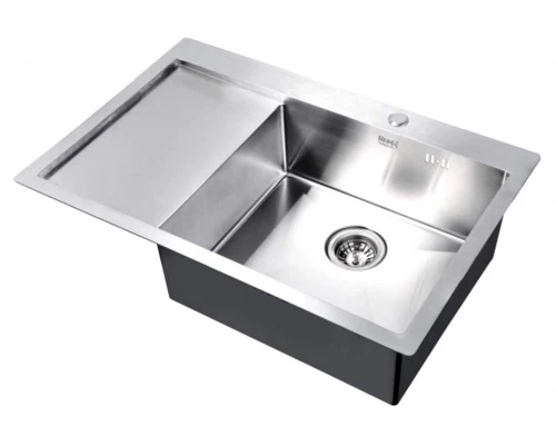 Мойка Zorg Inox R 7851-L/R, 78 х 51 см, брашированная матовая нержавеющая сталь