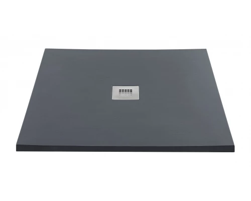 Душевой поддон Aquanet Pleasure 90 х 90 см, квадратный, черный камень, 258888