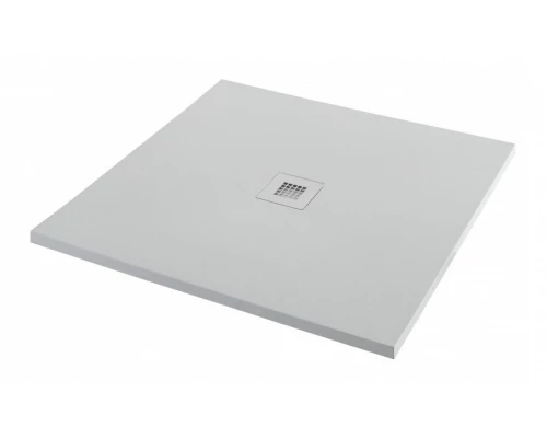 Душевой поддон Aquanet Pleasure 100 х 100 см, квадратный, серый камень, 258875