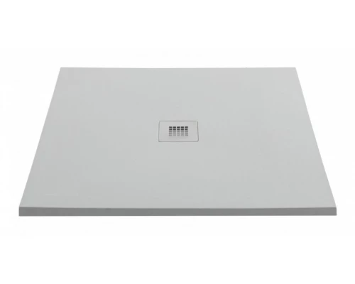 Душевой поддон Aquanet Pleasure 100 х 100 см, квадратный, серый камень, 258875