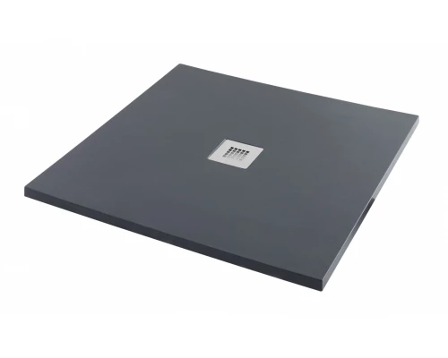 Душевой поддон Aquanet Pleasure 100 х 100 см, квадратный, черный камень, 258889