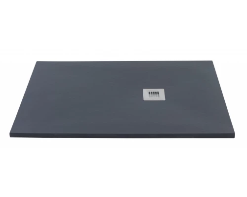 Душевой поддон Aquanet Pleasure 160 х 90 см, прямоугольный, черный камень, 258895