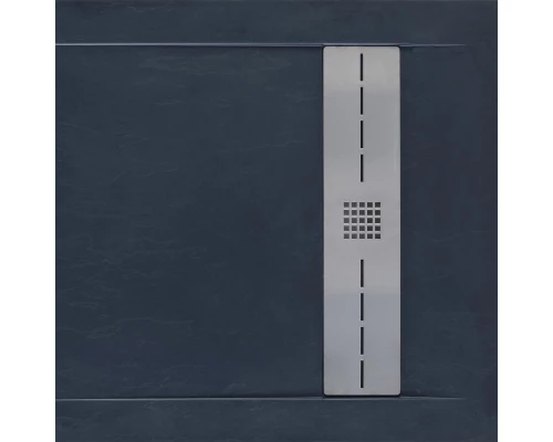 Душевой поддон Aquanet Delight 90 х 90 см, квадратный, черный камень, 258896