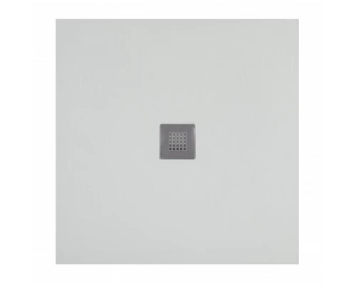 Душевой поддон Aquanet Pleasure 100 х 100 см, квадратный, серый камень, 258875