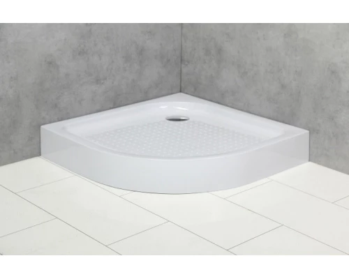 Душевой поддон BelBagno TRAY-BB-R-95-550-15-W 95 x 95 см с сифоном, четверть круга