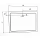 Поддон душевой Cezares-SMC 160 x 90 x 3,5 см, TRAY-M-AH-160/90-35-W